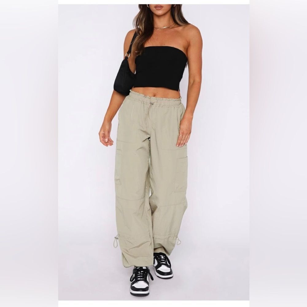 Pants Women Baggy, Parachute Pants for Women Trendy, Y2K Pants - Picture 6 of 8
